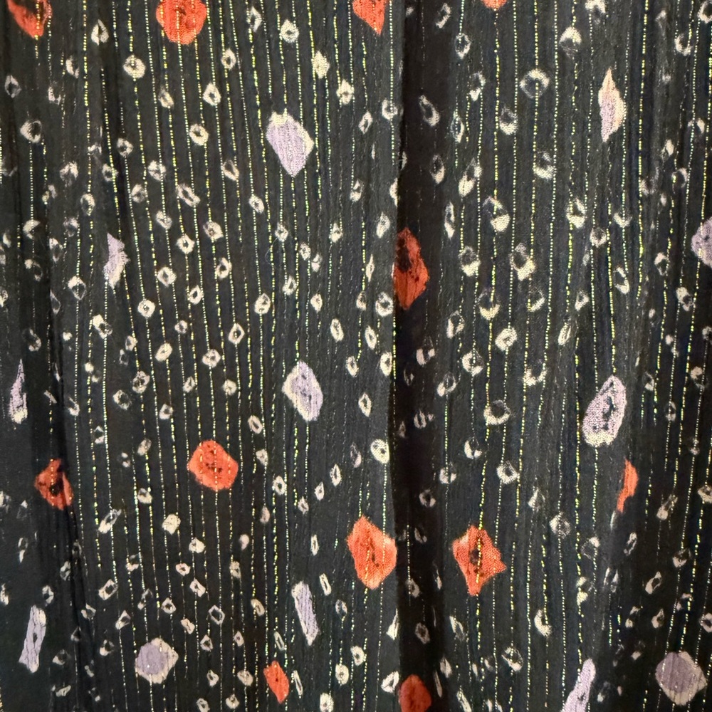 Ulla Johnson Navyand Red Patterned Top - Picture 3 of 4